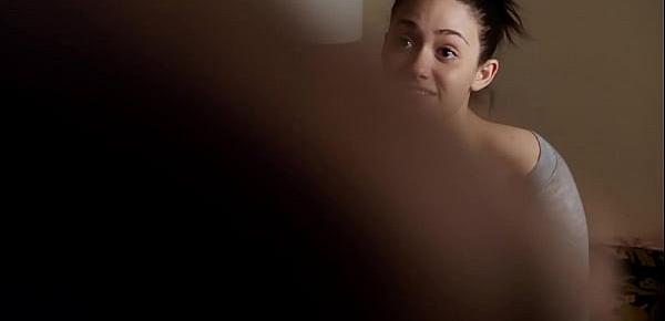  Emmy Rossum - Topless while changing clothes in Shameless Scene - (uploaded by celebeclipse.com)